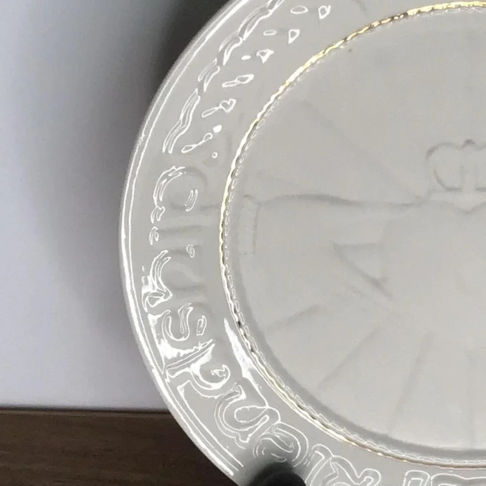 Belleek Irish Claddagh Decorative Plate 9